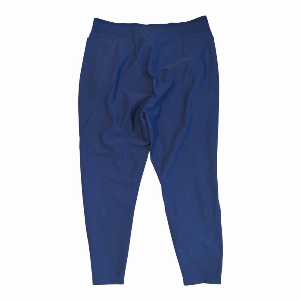 Athleta Stellar Tight Leggings Blue Ankle Zip Travel Pants Sz 18 - Picture 3 of 7